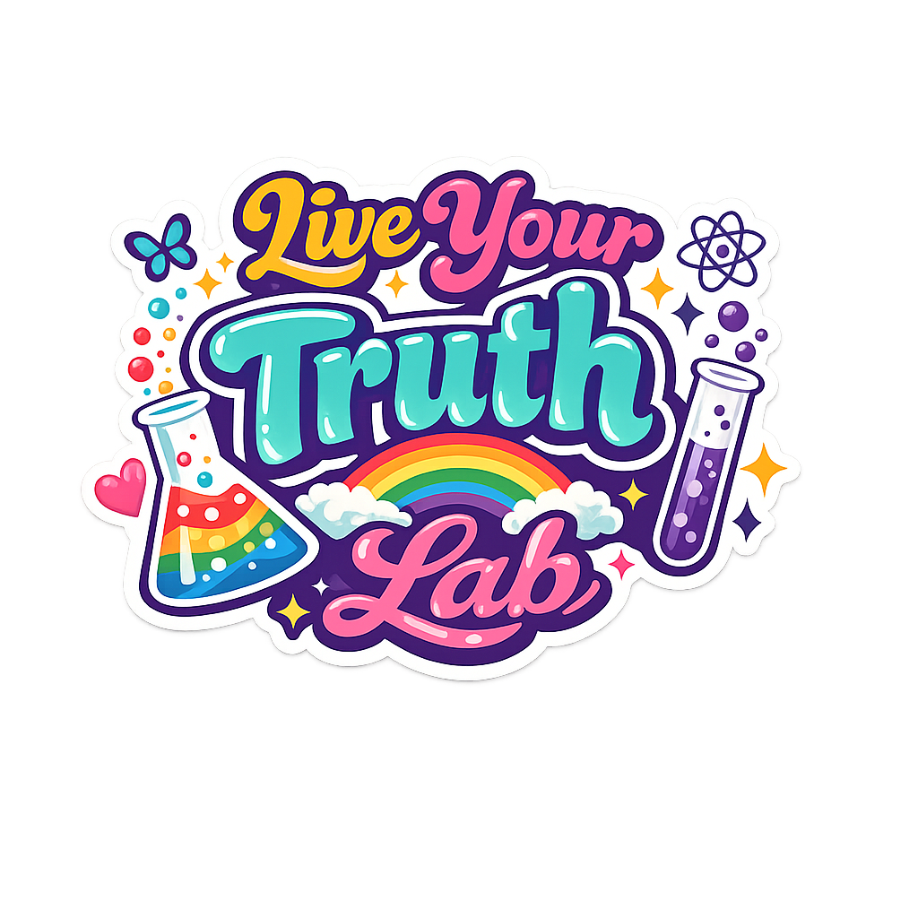 Live Your Truth Lab sticker